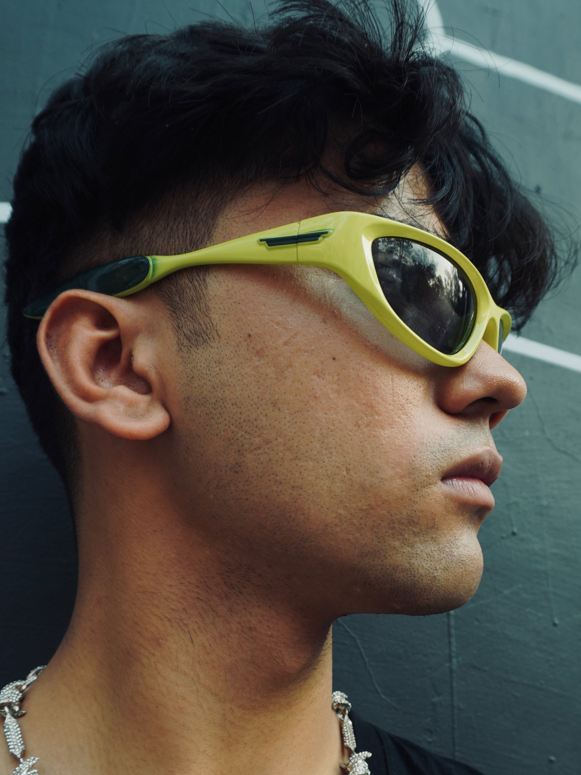 Y2k UNISEX SPICE GREEN GLASSES