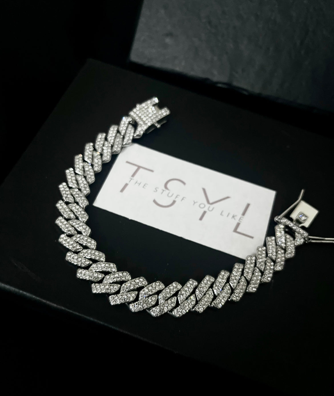 Cuban Square icedout bracelet