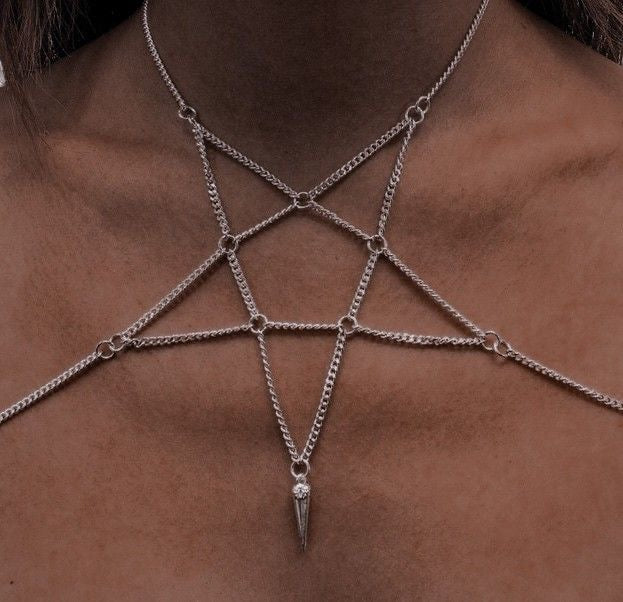 UNISEX PENTAGRAM BODY CHAIN