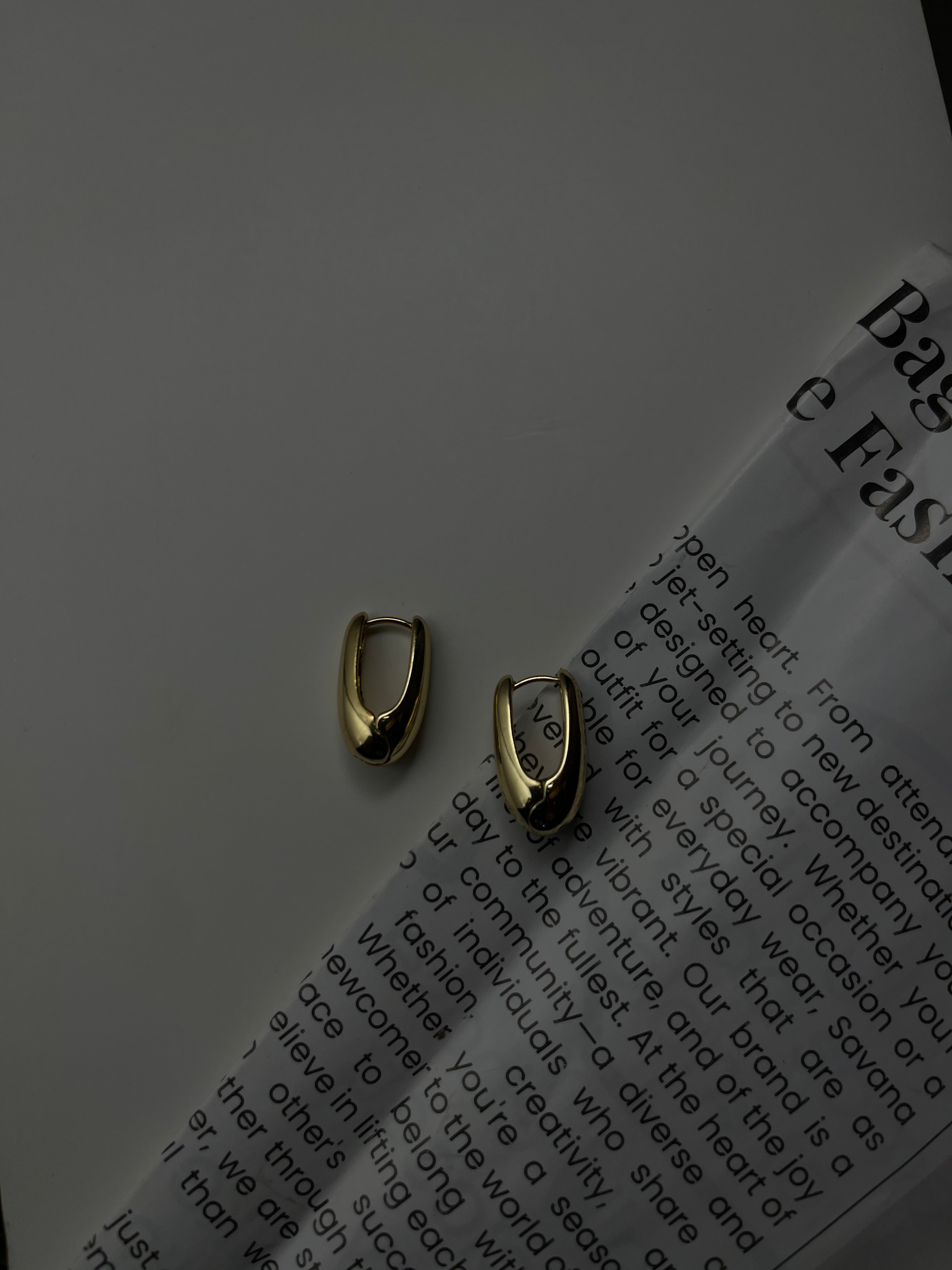 STAINLESS STEEL GOLDEN SMALL EARRING