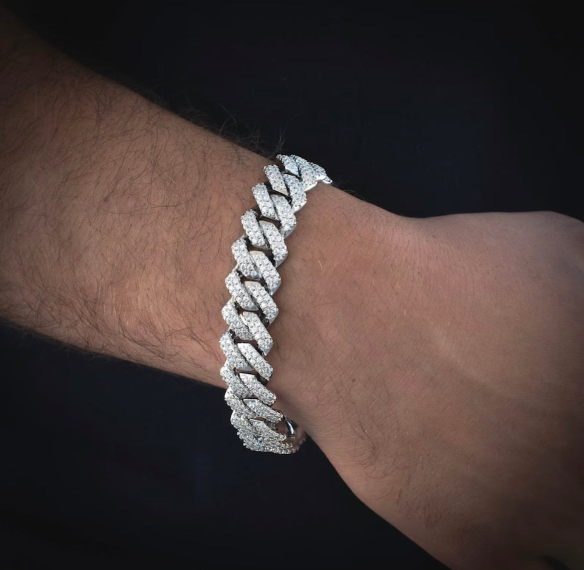 Cuban Square icedout bracelet