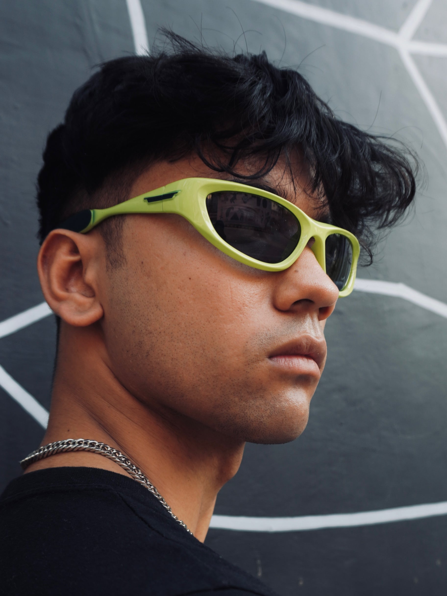 Y2k UNISEX SPICE GREEN GLASSES