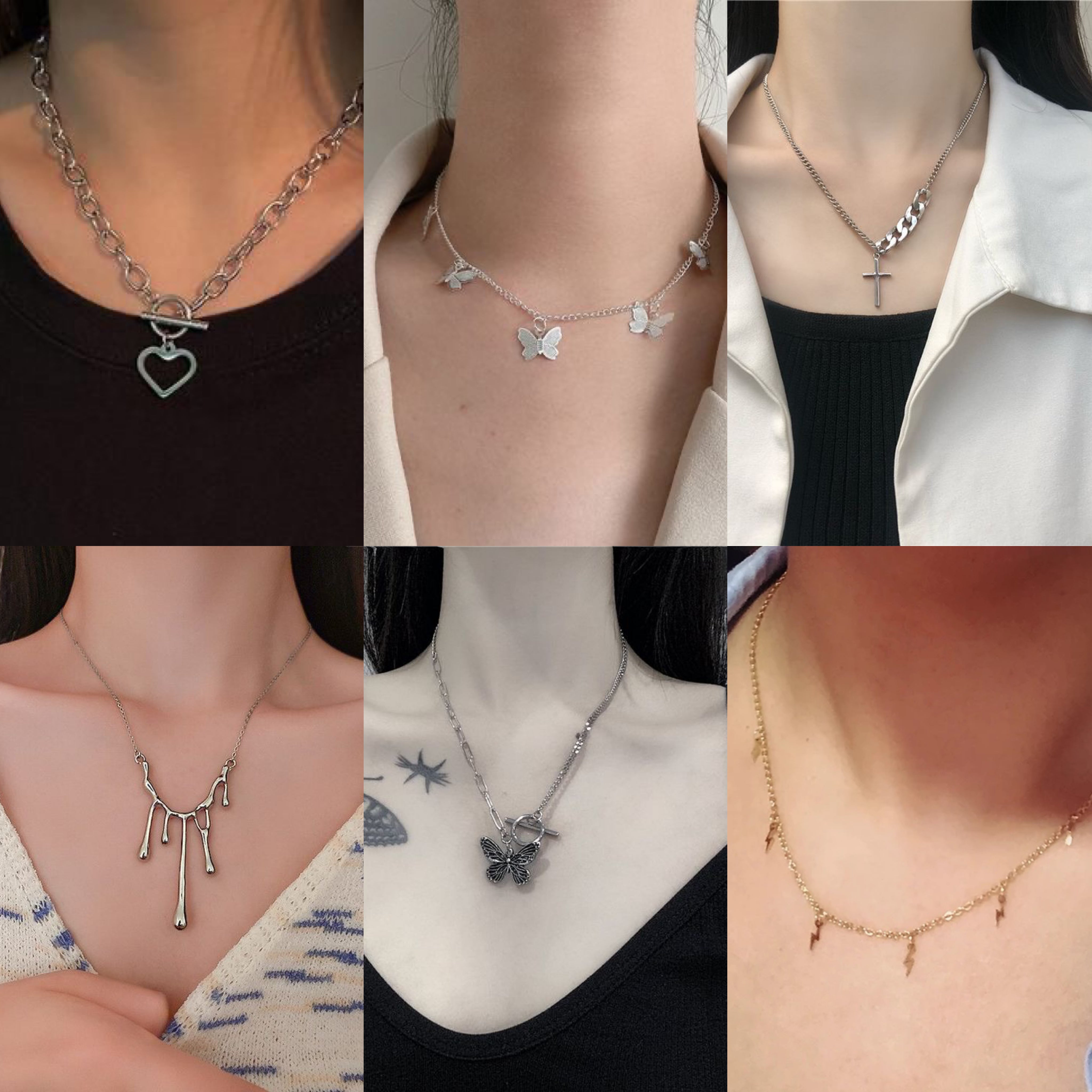 Pack of 6 necklace