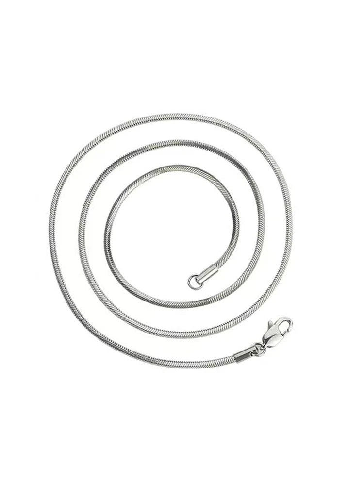 STAINLESS STEEL ROUND SNAKE NECKLACE